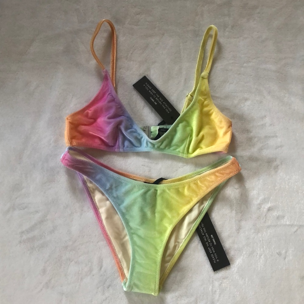 Triangl Rainbow Bikini Set